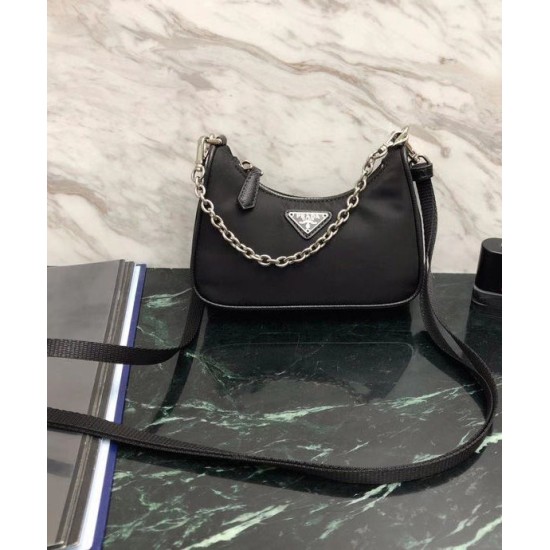 Replica Prada Re-Edition nylon mini shoulder bag 1TT122 Replica Prada Re-Edition nylon mini shoulder bag 1TT122