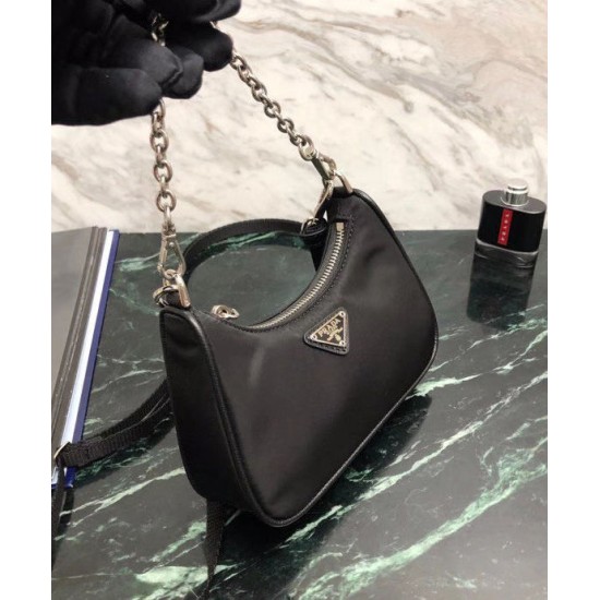 Replica Prada Re-Edition nylon mini shoulder bag 1TT122 Replica Prada Re-Edition nylon mini shoulder bag 1TT122