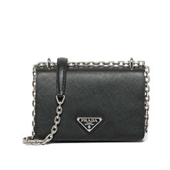 Replica Prada Nylon and Saffiano Leather Shoulder Bag Replica Prada Nylon and Saffiano Leather Shoulder Bag