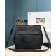 Replica Prada Padded nylon hobo bag 1BC128 Black Fake Prada Padded nylon hobo bag 1BC128 Black Replica