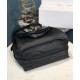 Replica Prada Padded nylon hobo bag 1BC128 Black Fake Prada Padded nylon hobo bag 1BC128 Black Replica