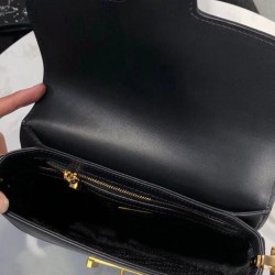 Replica Prada Embleme Saffiano Leather Bag 1BD217 Black