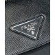 Replica Prada Saffiano leather shoulder bag 1BD249 Black Replica Prada Saffiano leather shoulder bag 1BD249 Black