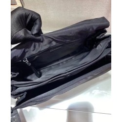 Fake Prada Medium padded nylon shoulder bag 1BD255 Black Replica Fake Prada Medium padded nylon shoulder bag 1BD255 Black Replica