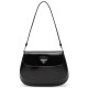 Replica Prada Cleo brushed leather shoulder bag with flap 1BD311 Fake Prada Cleo brushed leather shoulder bag with flap 1BD311 Replica