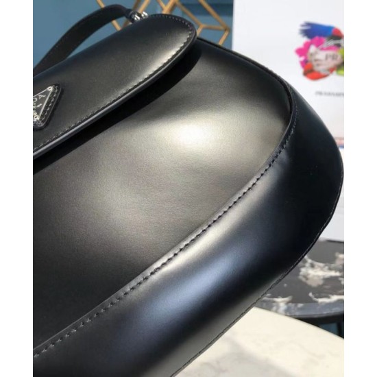 Replica Prada Cleo brushed leather shoulder bag with flap 1BD311 Fake Prada Cleo brushed leather shoulder bag with flap 1BD311 Replica