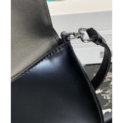 Replica Prada Cleo brushed leather shoulder bag with flap 1BD311 Fake Prada Cleo brushed leather shoulder bag with flap 1BD311 Replica