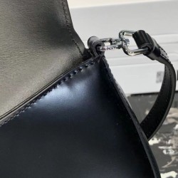 Fake Prada Cleo brushed leather shoulder bag with flap 1BD311 Replica