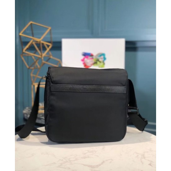 Replica Prada Small Nylon Shoulder Bag 1BD994 Black Replica Prada Small Nylon Shoulder Bag 1BD994 Black