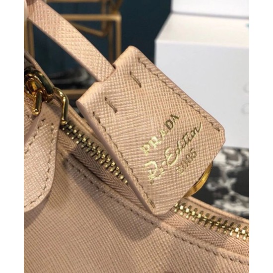 Replica Prada Re-Edition 2005 Saffiano leather bag 1BH204 Apricot Replica Prada Re-Edition 2005 Saffiano leather bag 1BH204 Apricot