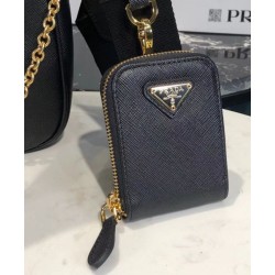 Fake Prada Re-Edition 2005 Saffiano leather bag 1BH204 Black Replica Replica Prada Re-Edition 2005 Saffiano leather bag 1BH204 Black