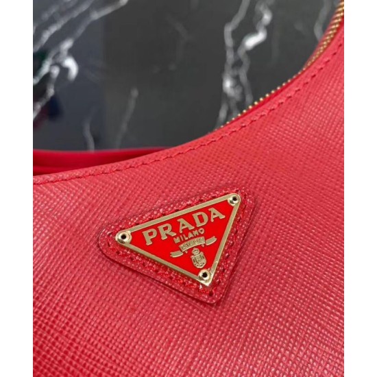 Replica Prada Re-Edition 2005 Saffiano leather bag 1BH204 Red Fake Prada Re-Edition 2005 Saffiano leather bag 1BH204 Red Replica