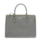 Replica Prada Galleria Soft Leather Tote Bag 1BA274 Gray Replica Prada Galleria Soft Leather Tote Bag 1BA274 Gray