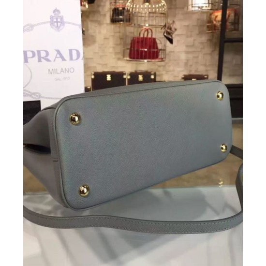 Replica Prada Galleria Soft Leather Tote Bag 1BA274 Gray Replica Prada Galleria Soft Leather Tote Bag 1BA274 Gray