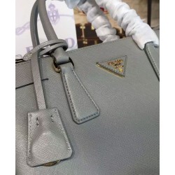 Replica Prada Galleria Soft Leather Tote Bag 1BA274 Gray Replica Prada Galleria Soft Leather Tote Bag 1BA274 Gray