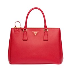 Replica Prada Galleria Soft Leather Tote Bag 1BA274 Red