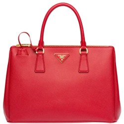 Replica Prada Galleria Soft Leather Tote Bag 1BA274 Red