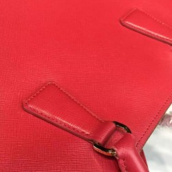 Replica Prada Galleria Soft Leather Tote Bag 1BA274 Red