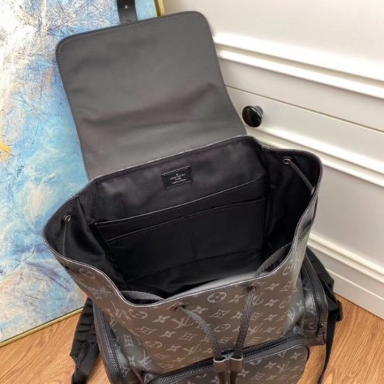 Fake Louis Vuitton Backpack Trio Monogram Eclipse M45538 Replica