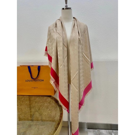 Fake Louis Vuitton On The Edge Monogram Shawl M76371 Replica