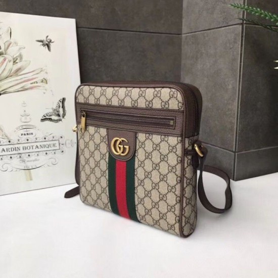 Replica Gucci Ophidia GG small messenger bag 547926 Dark Coffee Fake Gucci Ophidia GG small messenger bag 547926 Dark Coffee Replica