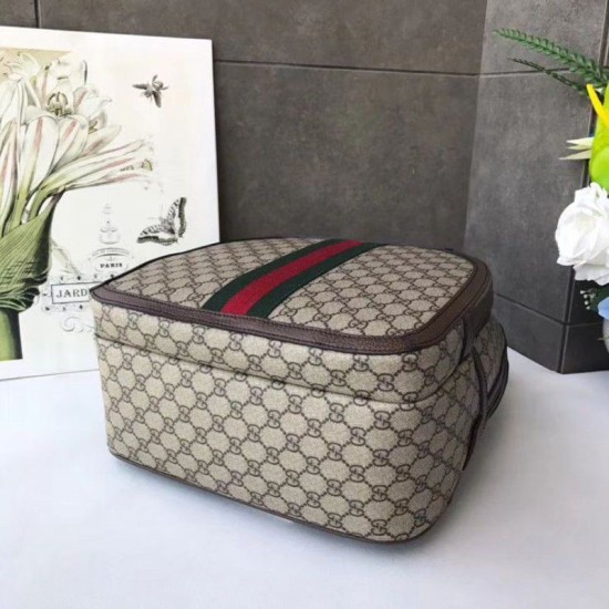 Fake Gucci Ophidia GG Medium backpack 547967 Dark Coffee Replica