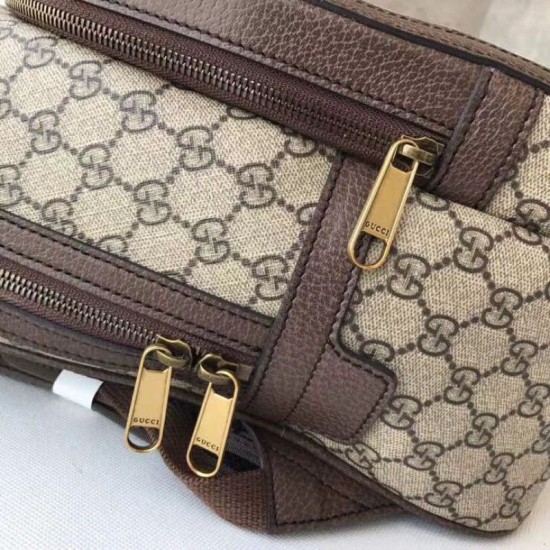 Fake Gucci Ophidia GG Medium backpack 547967 Dark Coffee Replica