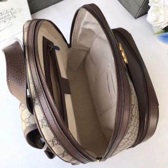 Fake Gucci Ophidia GG Medium backpack 547967 Dark Coffee Replica