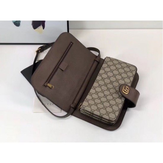 Fake Gucci Ophidia GG messenger bag 548304 Dark Coffee Replica