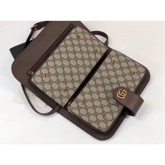 Fake Gucci Ophidia GG messenger bag 548304 Dark Coffee Replica