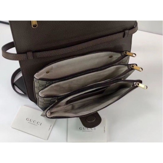 Fake Gucci Ophidia GG messenger bag 548304 Dark Coffee Replica