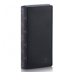 Fake Louis Vuitton Brazza Wallet Epi Monogram Eclipse M67728 Replica
