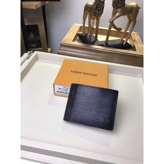 Fake Louis Vuitton Multiple Wallet Epi Monogram Eclipse M67762 Replica
