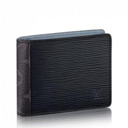 Fake Louis Vuitton Multiple Wallet Epi Monogram Eclipse M67762 Replica