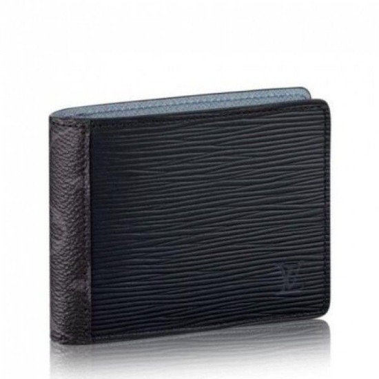 Fake Louis Vuitton Multiple Wallet Epi Monogram Eclipse M67762 Replica