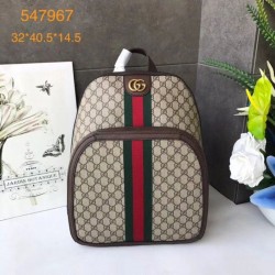 Fake Gucci Ophidia GG Medium backpack 547967 Dark Coffee Replica