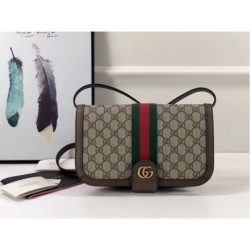 Fake Gucci Ophidia GG messenger bag 548304 Dark Coffee Replica