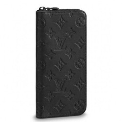 Fake Louis Vuitton Zippy Wallet Vertical Monogram Shadow M62902 Replica