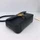 Replica Gucci GG Marmont Mini matelasse Bag 446744 Black Fake Gucci GG Marmont Mini matelasse Bag 446744 Black Replica
