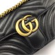 Replica Gucci GG Marmont Mini matelasse Bag 446744 Black Fake Gucci GG Marmont Mini matelasse Bag 446744 Black Replica