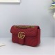 Fake Gucci GG Marmont Mini matelasse Bag 446744 Red Replica Replica Gucci GG Marmont Mini matelasse Bag 446744 Red