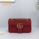 Fake Gucci GG Marmont Mini matelasse Bag 446744 Red Replica Replica Gucci GG Marmont Mini matelasse Bag 446744 Red