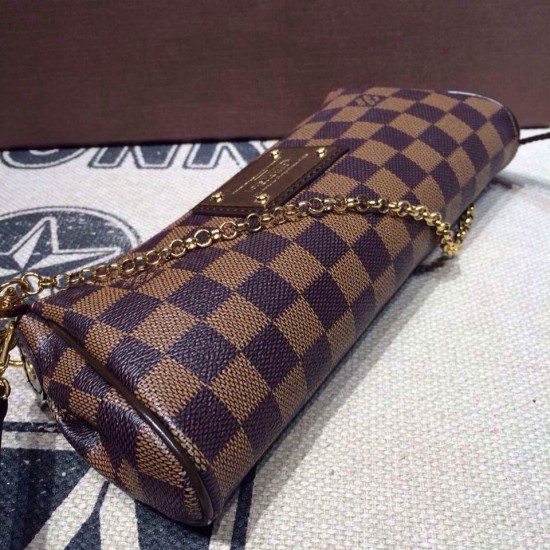 Replica Louis Vuitton Eva Clutch Damier Ebene Canvas N55213 Replica Louis Vuitton Eva Clutch Damier Ebene Canvas N55213