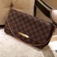 Fake Louis Vuitton Favorite MM Damier Ebene Canvas N41129 Replica Replica Louis Vuitton Favorite MM Damier Ebene Canvas N41129