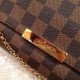 Fake Louis Vuitton Favorite MM Damier Ebene Canvas N41129 Replica Replica Louis Vuitton Favorite MM Damier Ebene Canvas N41129