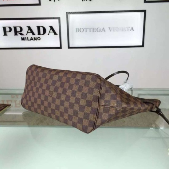 Fake Louis Vuitton  Neverfull MM Damier Ebene Canvas N41358 Replica