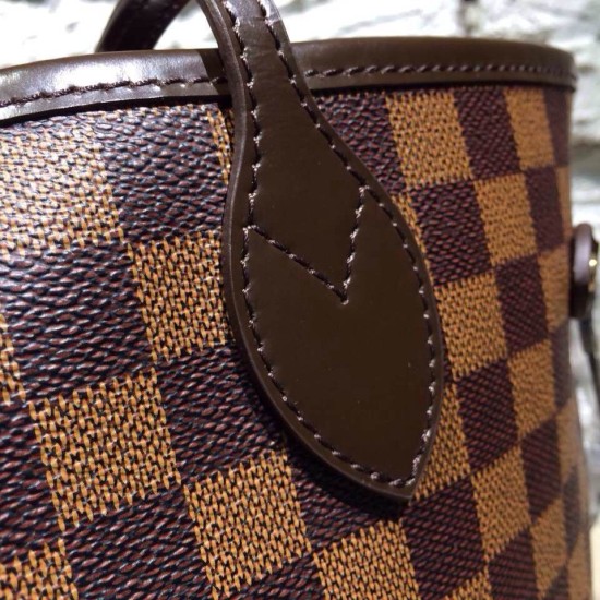 Replica Louis Vuitton  Neverfull MM Damier Ebene Canvas N51105
