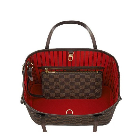 Fake Louis Vuitton  Neverfull PM Damier Ebene Canvas N41359 Replica