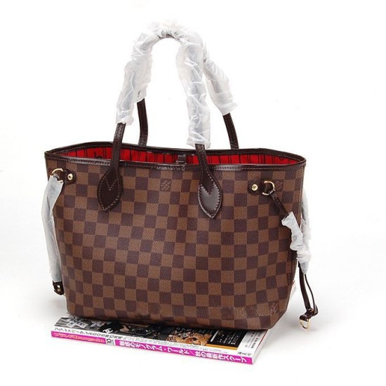Replica Louis Vuitton Neverfull PM Damier Ebene Canvas N51109 Fake Louis Vuitton Neverfull PM Damier Ebene Canvas N51109 Replica