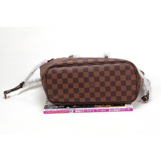 Replica Louis Vuitton Neverfull PM Damier Ebene Canvas N51109 Fake Louis Vuitton Neverfull PM Damier Ebene Canvas N51109 Replica